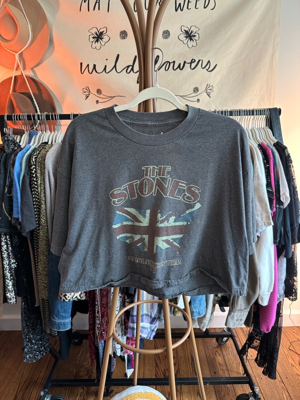 Rolling Stones Cropped Tee✨